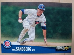★RYNE SANDBERG UPPER DECK COLLECTOR'S CHOICE 1996 UD #495 MLB メジャーリーグ ライン サンドバーグ CHICAGO CUBS シカゴ カブス HOF