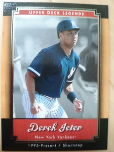 ★DEREK JETER UPPER DECK LEGENDS UD 2001 #43 MLB メジャーリーグ NEW YORK YANKEES ニューヨーク ヤンキース デレク ジーター
