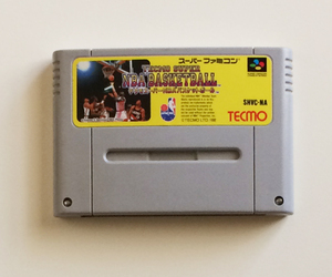 【スーパーファミコンソフト】tecmo NBAバスケットボール【テクモ】☆動作未確認☆