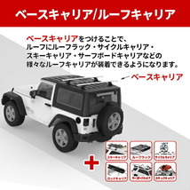 ルーフラック レールバー ブラック セット ランドクルーザー プラド150 YAKIMA メガウォーリアー 正規品 メーカー保証付_画像2