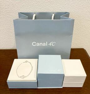 Новый подлинный 4 ° C Yon Sea Bracelet Diamond Sirew Box Box Bag Сумка лента подарок алмаз подарок капля