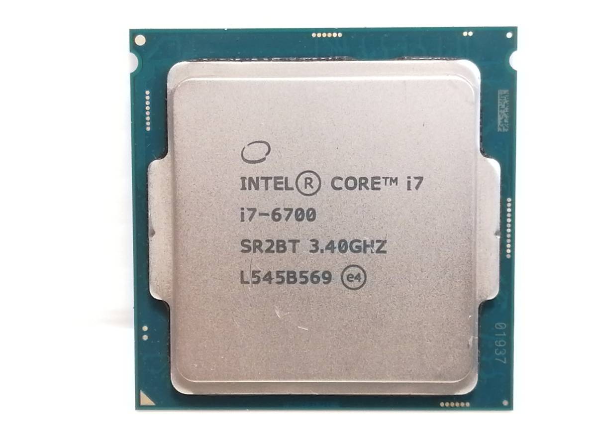 動作確認済み) CPU Intel Core i7 6700(第6世代) 3.40GHz SR2L2 No.067 
