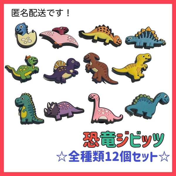 恐竜ジビッツ 12個セット クロックス サンダル アクセサリー