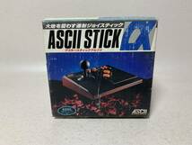 ASCII STICK α アスキースティックアルファ セガ マークⅢ ジョイスティック 未使用_画像1