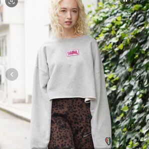 【期間限定】X-girl クルーネックスウェットトップス/新品未使用