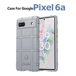 Google Pixel 6a ケース グレー アーミー