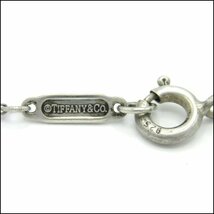 TS Tiffany & Co./ティファニー インターロッキングサークルネックレス K18PG×SV925 40.5cm 6.0g_画像5