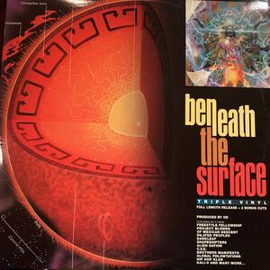 3LP【良品】西アングラ HIP HOP コンピ beneath the surface full length + 2bonus cuts dilated peoples OD 1998年