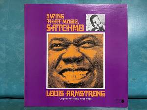 レア盤 国内盤 LP Louis Armstrong / Swing That Music Satchmo Original recording 1936-1939 レコード metronome CUL1026E サッチモ