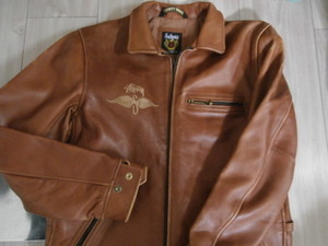 made in USA // SCHOTT×STUSSY AUTHENTIC GEAR * limitation leather jacket [ Schott × Stussy ]