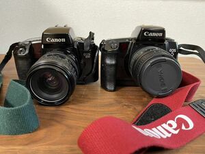 送料込 Canon EOS100 EOS5 セット フィルムカメラ イオスファイブ レンズ2本込 CANON SIGMA 28-80mm