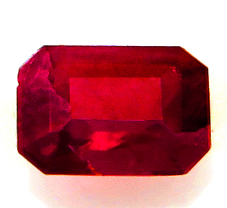 a1021 ルース 裸石 ルビー 0.75ct 高彩度の赤 ミャンマー 瑞浪鉱物展示 ...