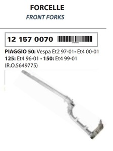 RMS 12157 0070 社外 フロントフォーク　ベスパET4