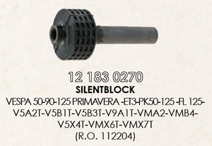 RMS 12183 0270 社外 エンジンマウント(前側） ベスパ　V50/V100/ET3 左右２個