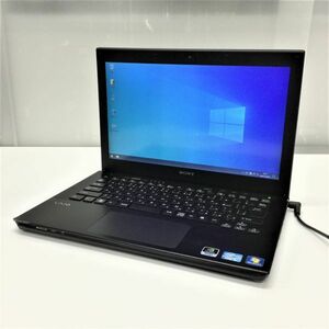 @Y1775 秋葉原万世商会 通電起動のみ確認 ジャンク品 SONY VAIO SVS13A1AJ i5-3320M/8GB/SSD128GB/13.3型/GT640M/カメラ/DVD-RW/SVS13AA12N