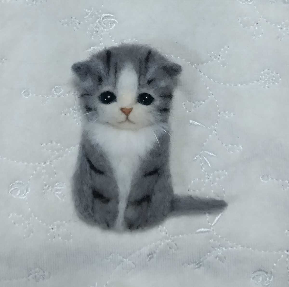 なべ猫羊毛フェルトブローチ neuroid.uprrp.edu