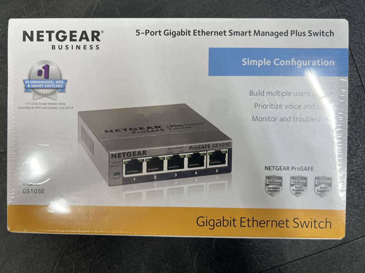 訳ありセール格安) 【新品・未開封】NETGEAR PoEクリックスイッチ PoE