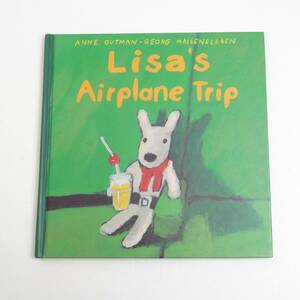 【英語】リサひこうきにのる★リサとガスパール★アングットマン★Lisa's Airplane Trip★Anne Gutman★洋書絵本［B］