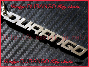  Dodge Durango DURANGO Logo stainless steel key holder new goods 