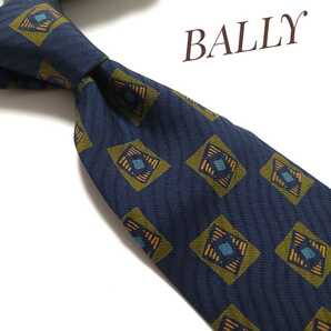 BALLY バリー ネクタイ ブランド ネイビー 紺 2509