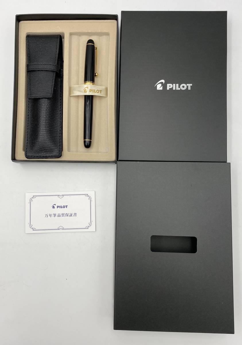 ◎ 未使用 パイロット 万年筆 カスタム 14K ゴールド 日本製 マーブル