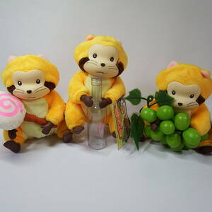  Rascal the Raccoon sofvi parts attaching soft toy all 3 kind!!