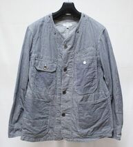 Engineered Garments エンジニアードガーメンツ Short Coverall Jacket Railroad St. フード付き ショート カバーオール ジャケットXS_画像3