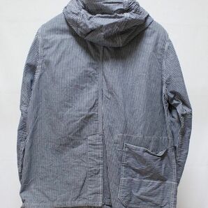 Engineered Garments エンジニアードガーメンツ Short Coverall Jacket Railroad St. フード付き ショート カバーオール ジャケットXSの画像2