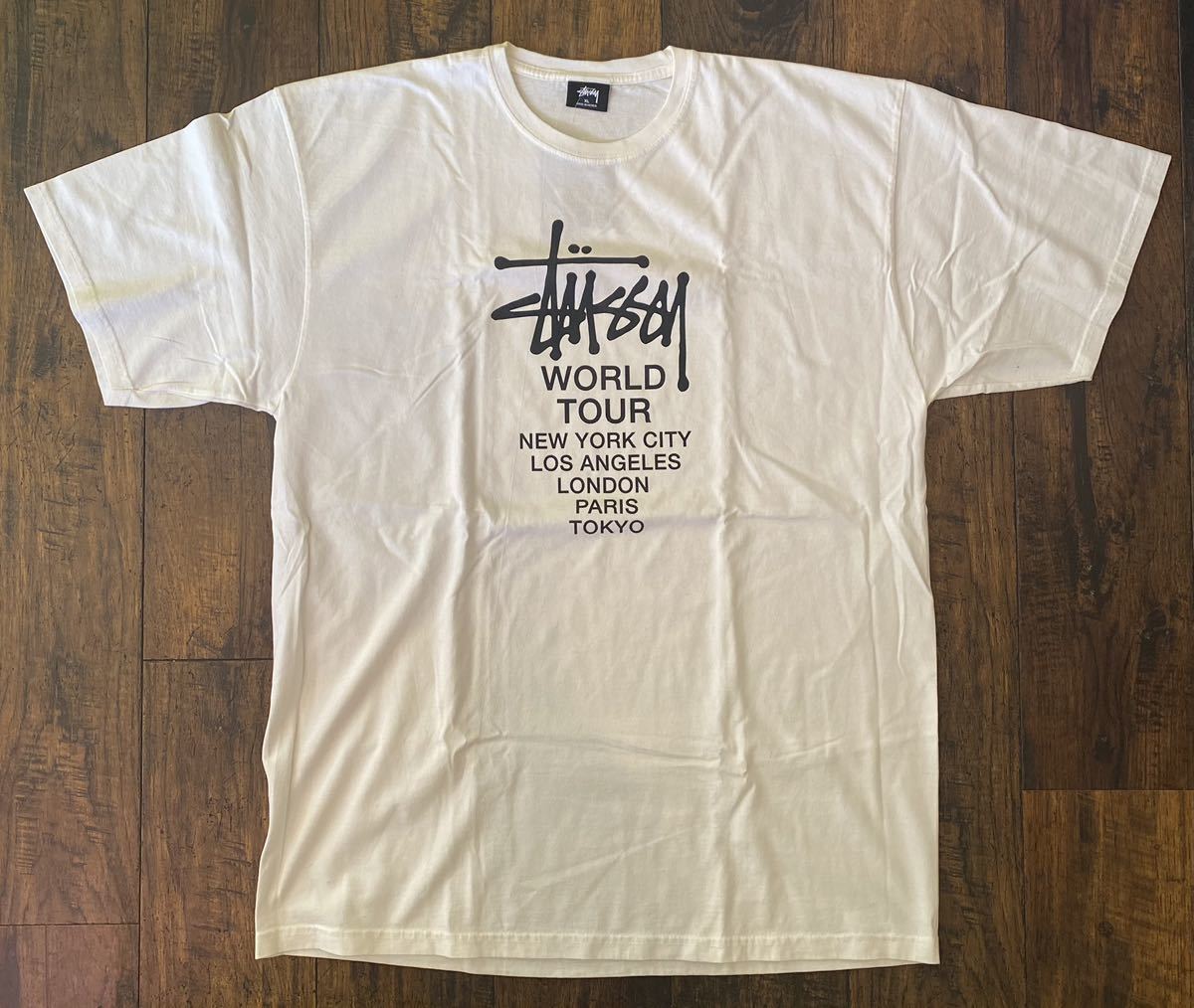 っておりま 【即完モデル‼︎】STUSSYSSリンク カラフル シャツ B158 黒