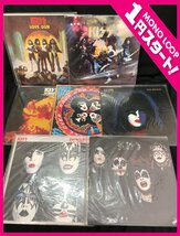 【8MK可10028E】★1円スタート★全部 KISS キッス★まとめ 7枚★冊子付き 有★DYNASTY PAUL STANLEY 他★洋楽 ハード ロック★LP レコード_画像1