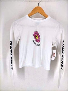 SANTA CRUZ(サンタクルズ) フラワープリント ロングスリーブ Tシャツ レディース 12 中古 古着 0423