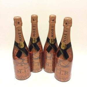 2606-100【 MOET CHANDON 】 モエシャンドン NIR 4本セット MOET CHANDON N.I.R 未開封 750ml/12%