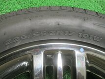 SC334【送料無料 在庫処分】225/55R17 超溝高 8~8.5分山 夏タイヤ ATR SPORT アルミ ホイールセット 4本 日産 純正オプション AUTECH 激安_画像6