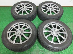 SK547【送料無料 SALE品!!】215/60R17 超溝高 8.5分山 スタッドレス 19年製 ホイールセット 4本 激安 エスティマ エリシオン オデッセイ 等