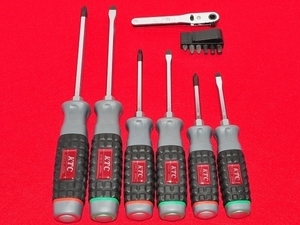*KTC resin pattern driver 6ps.@+ board ratchet replacement driver set *