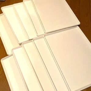 カラーボックス フタ 蓋 10枚 セット ホワイト 白