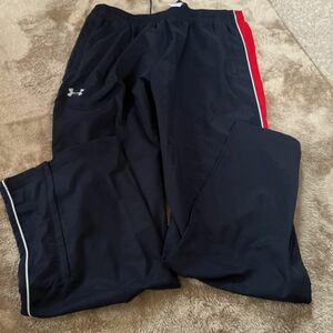 超お値打ち出品 大き目サイズ UNDER ARMOUR Men's 防風ウインドパンツ　XXLサイズ　usedほぼ新品