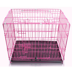  for small dog *L size folding pet cage / dog cage / cat cage peach *