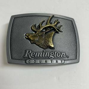 Remington COUNTRY 1986年 ベルトバックル ビンテージ MADE IN USA 