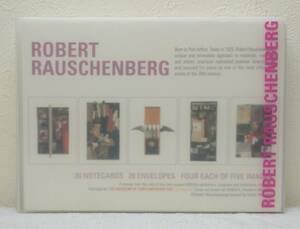 ア■ ロバート・ラウシェンバーグ カード＆封筒セット（各20枚） Robert Rauschenberg MOCA