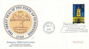 [FDC]tenesi-...200 year (1996 year )( America ) t3289