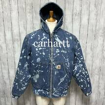 carhartt USA ブリーチ加工デニムアクティブジャケット！カーハート_画像1