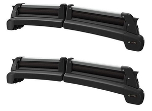 CX-8 KG2P KG5P (ルーフレール付車) TERZO スキースノーボードキャリア SS113SR 本体+取付金具のセット