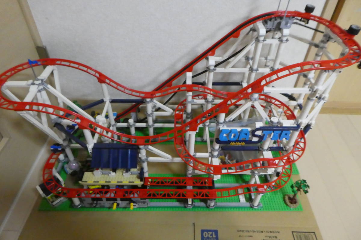 新しい 【モーター付き】LEGO クリエイター 10261 ローラーコースター