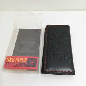 ONE PIECE One-piece leather key case FILM Z Z Logo unused goods [ goods black en Boss Logo ]