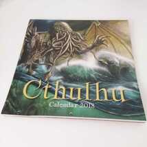 Cthulhu クトゥルフ カレンダー 2018年 詳細不明 クトゥルフ神話 神話 TRPG グッズ_画像1