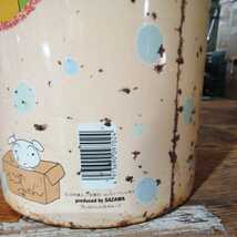 クレヨンしんちゃん ブリキ 缶 antique スチール製 日本 アニメ 漫画 高さ約25cm ゴミ箱_画像6
