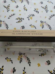 ★新品★ COOL&STYLISH ALUMINIUM STRAW アルミ製ストロー エコ