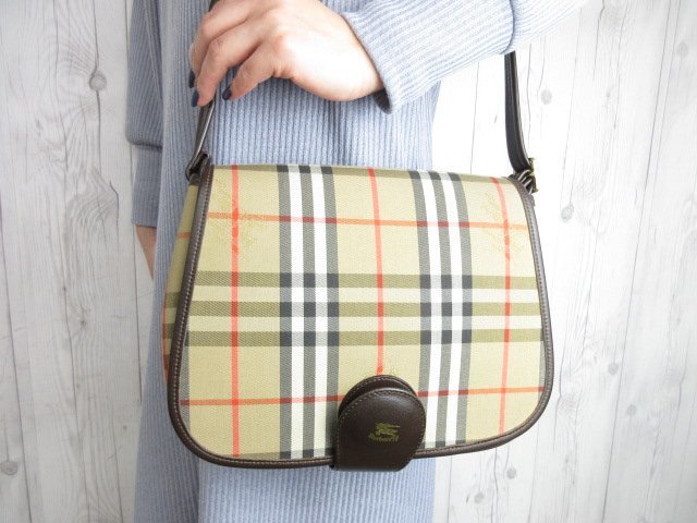 ヤフオク! -「バーバリー ノバチェック バッグ」(ショルダーバッグ ...
