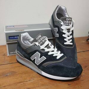 未使用！USA製！NEW BALANCE M997NV ネイビー 27.5cm US9.5ニューバランス アメリカ製　MADE IN USA